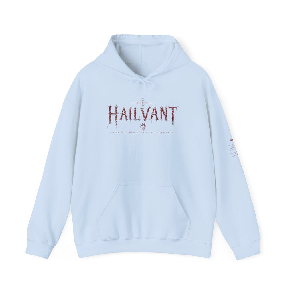 Hailvant Graphic Hoodie – Dark Gothic Band-Inspired Pullover