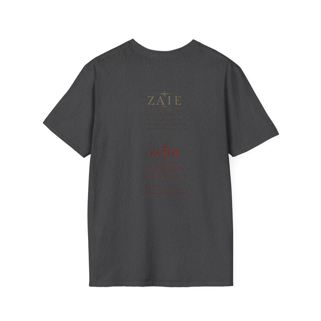 Zaie and Hailvant Band Tee — Vintage Gothic Logo Music T-Shirt