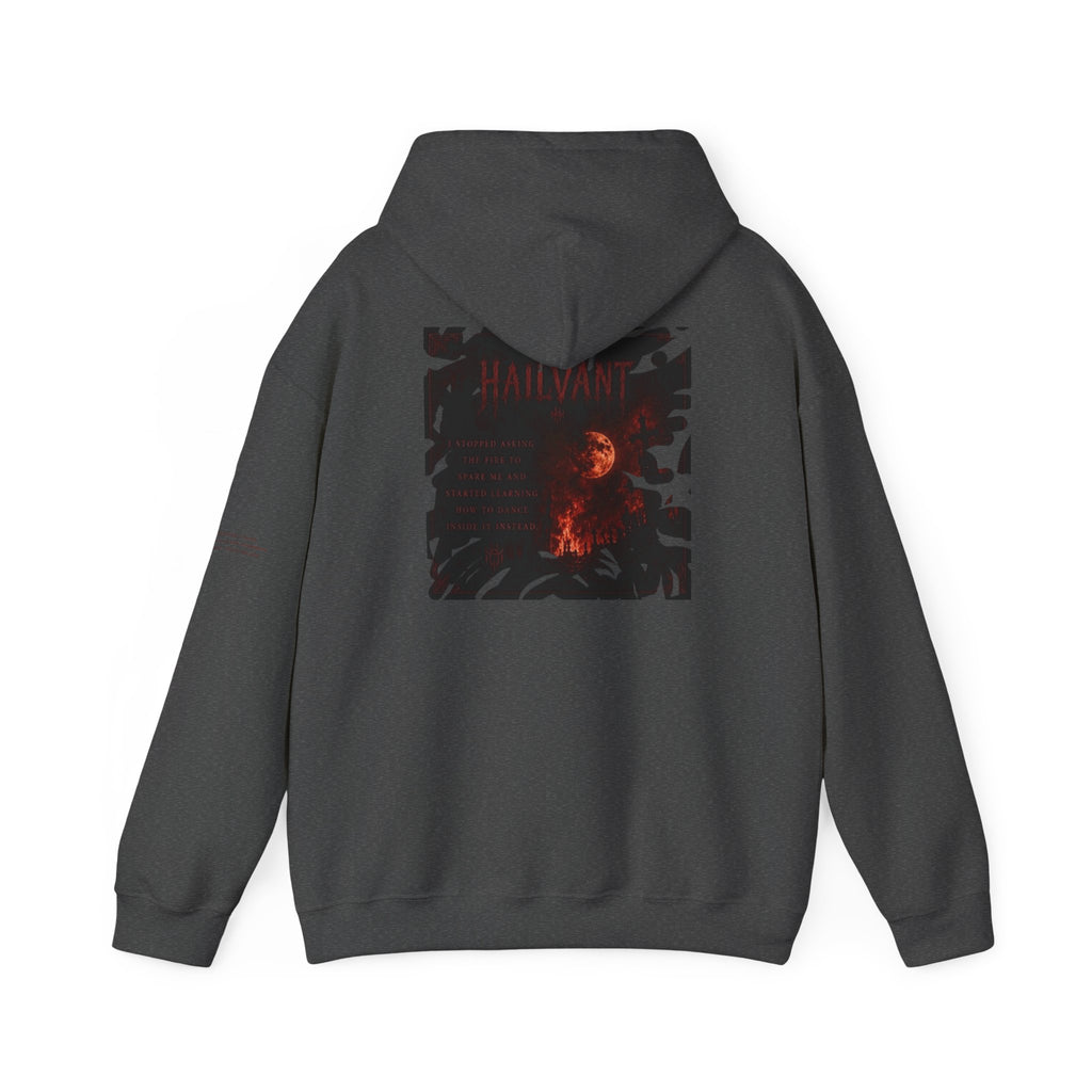 Hoodie — Hailvant Logo Graphic with Side Quote