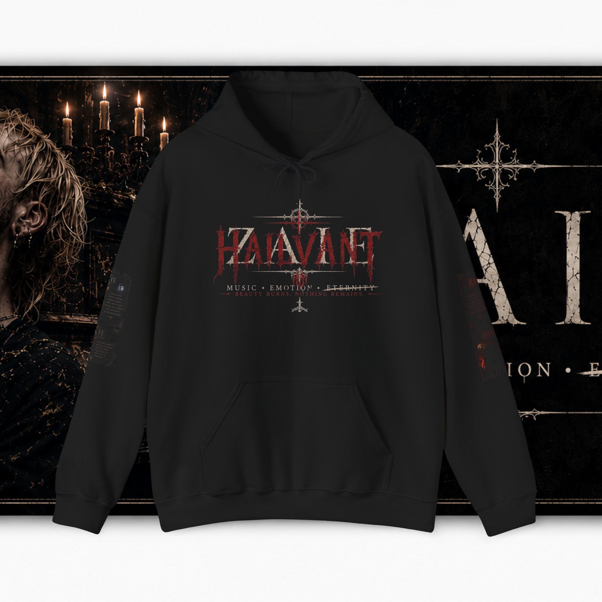 Hoodie — Hailvant & Zaie Dual-Quote Hoodie (Quotes from Both Sides)