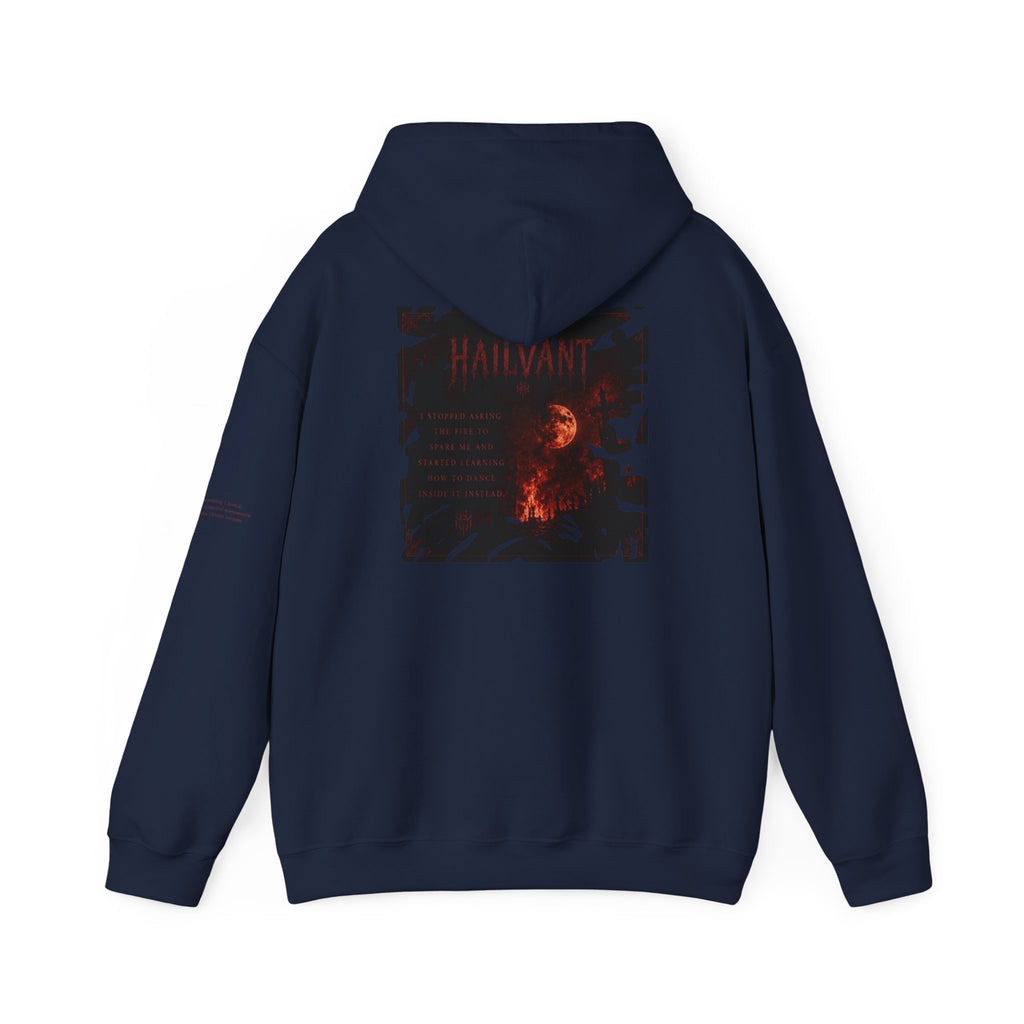 Hoodie — Hailvant Logo Graphic with Side Quote