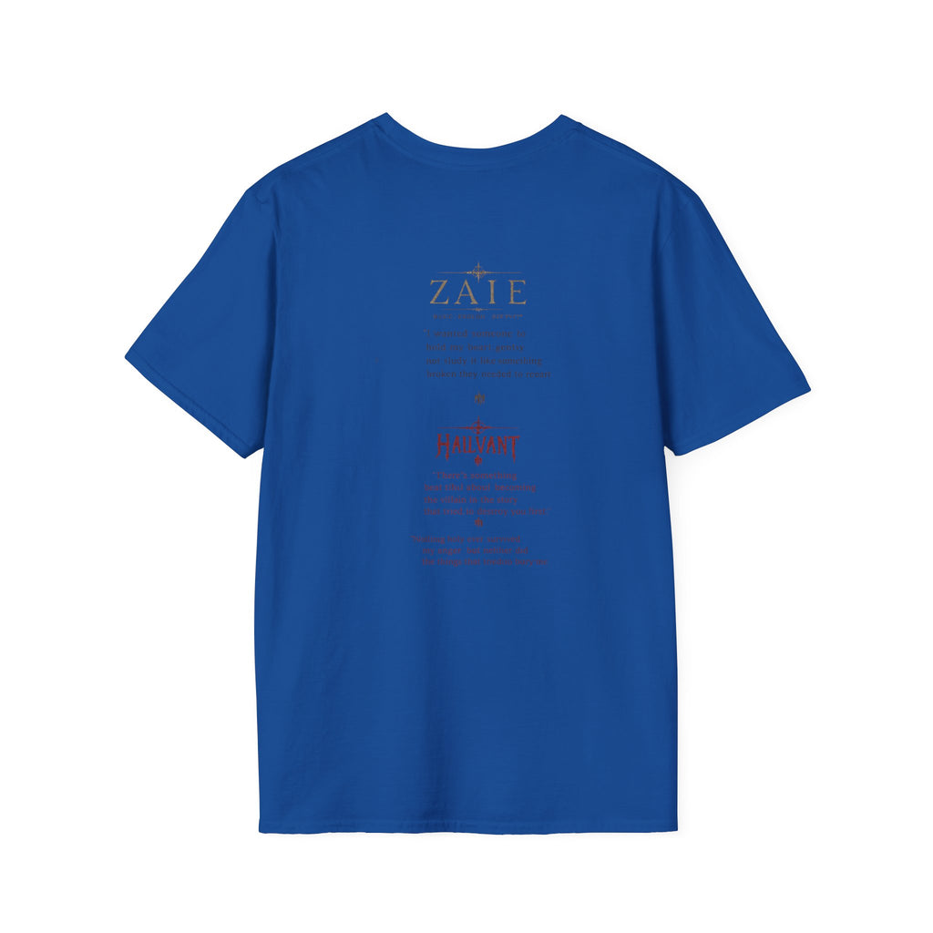 Zaie and Hailvant Band Tee — Vintage Gothic Logo Music T-Shirt