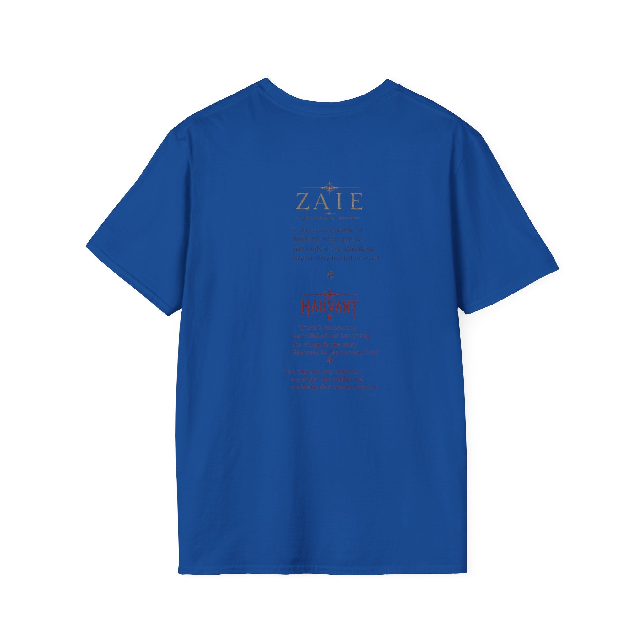 Zaie and Hailvant Band Tee — Vintage Gothic Logo Music T-Shirt