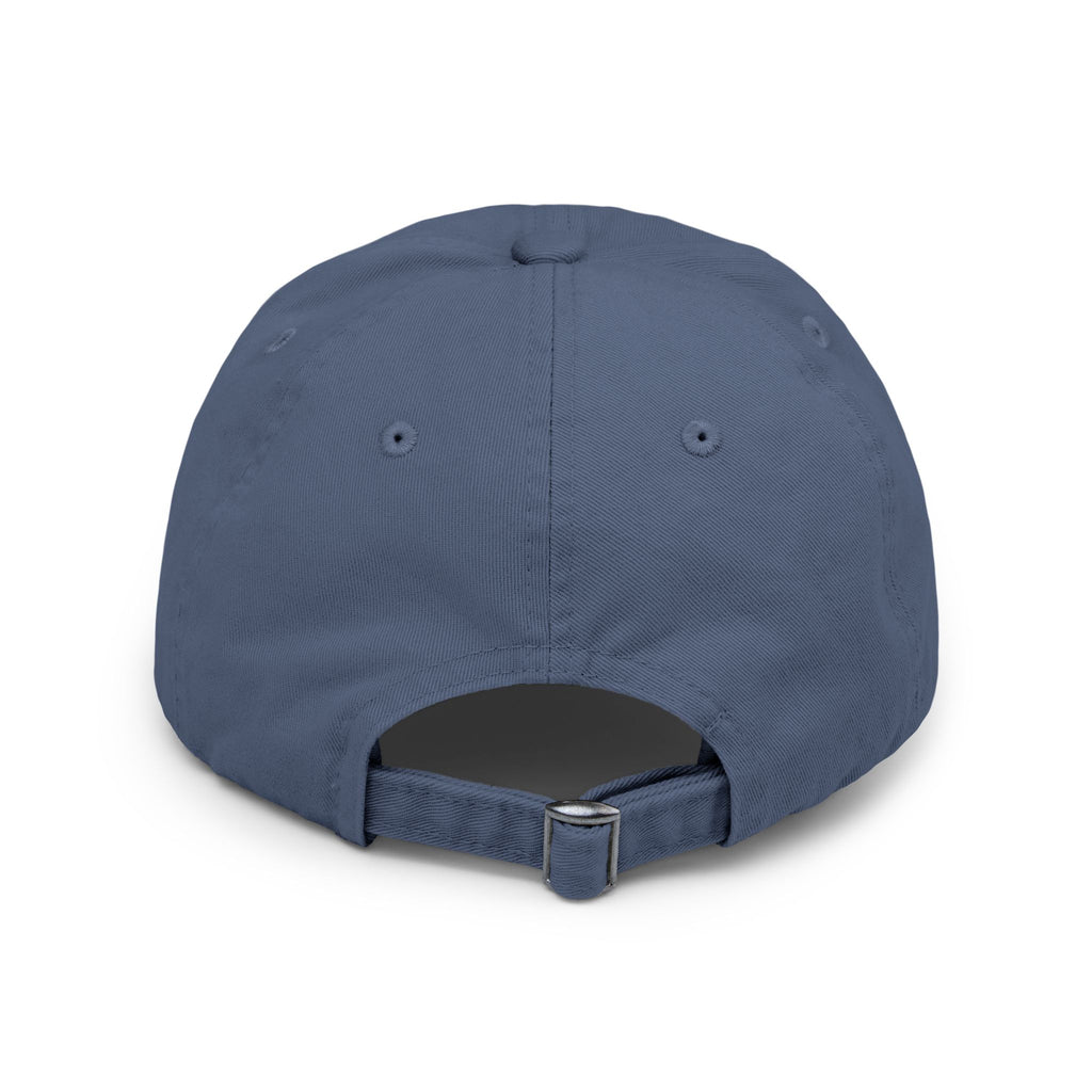 Distressed Black Patch Cap — Vintage ZATE Label Baseball Hat