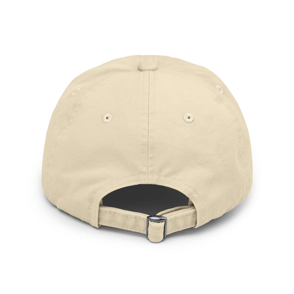 Distressed Black Patch Cap — Vintage ZATE Label Baseball Hat