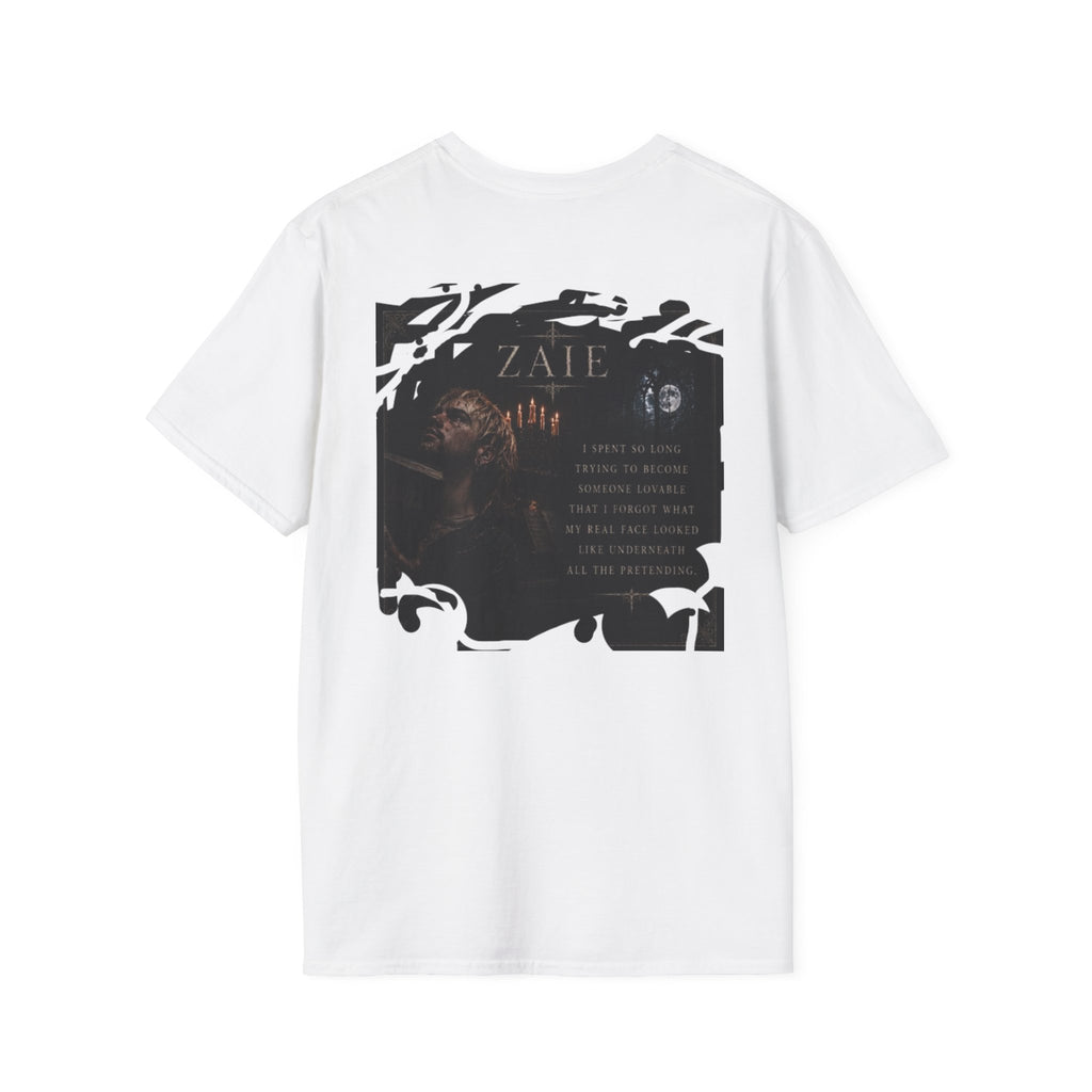 T-Shirt — Custom Memorial Photo Poem Back Print (Personalized Name & Verse)