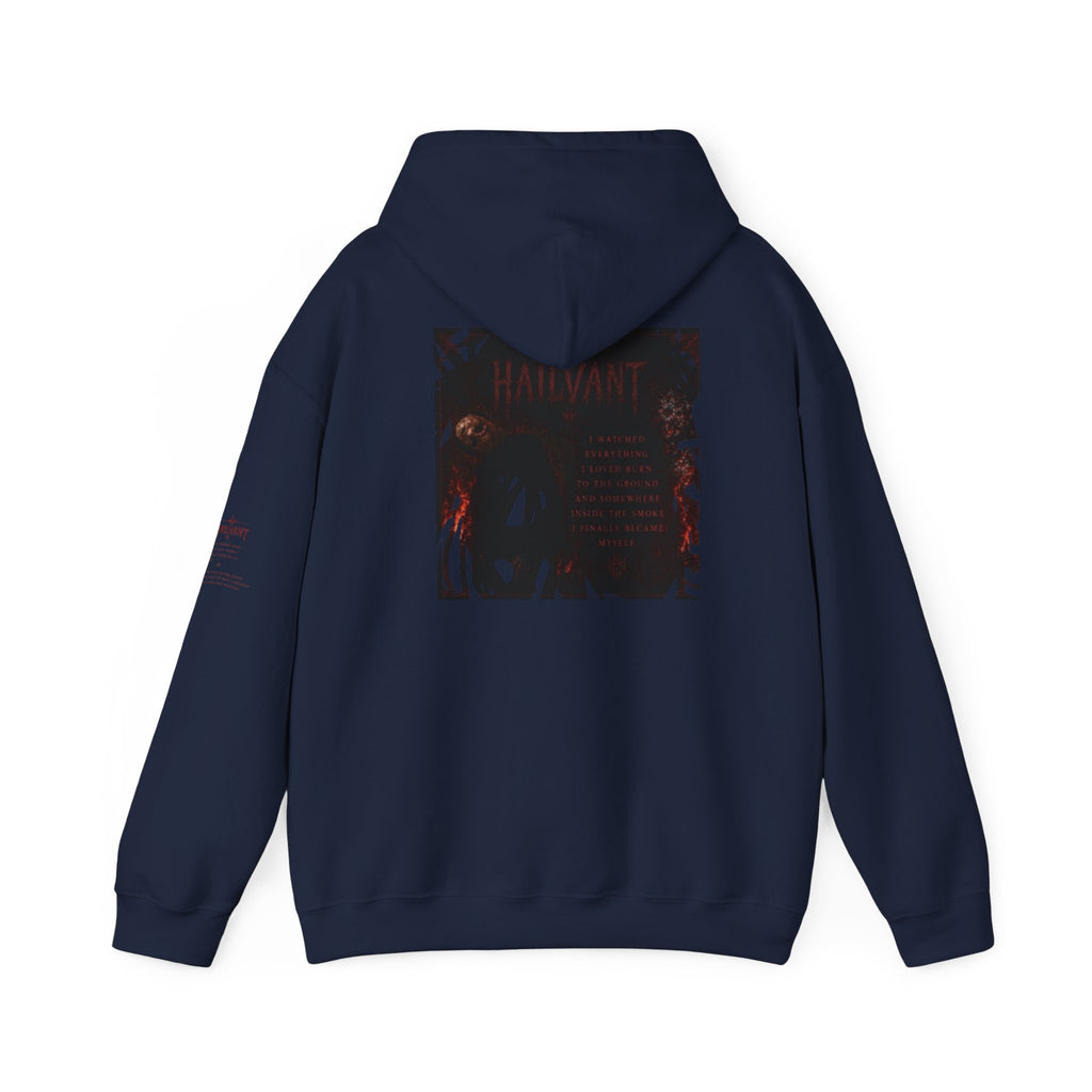 Hailvant Graphic Hoodie – Dark Gothic Band-Inspired Pullover