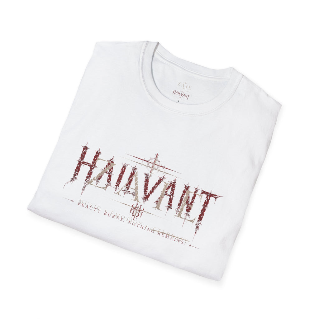 Zaie and Hailvant Band Tee — Vintage Gothic Logo Music T-Shirt