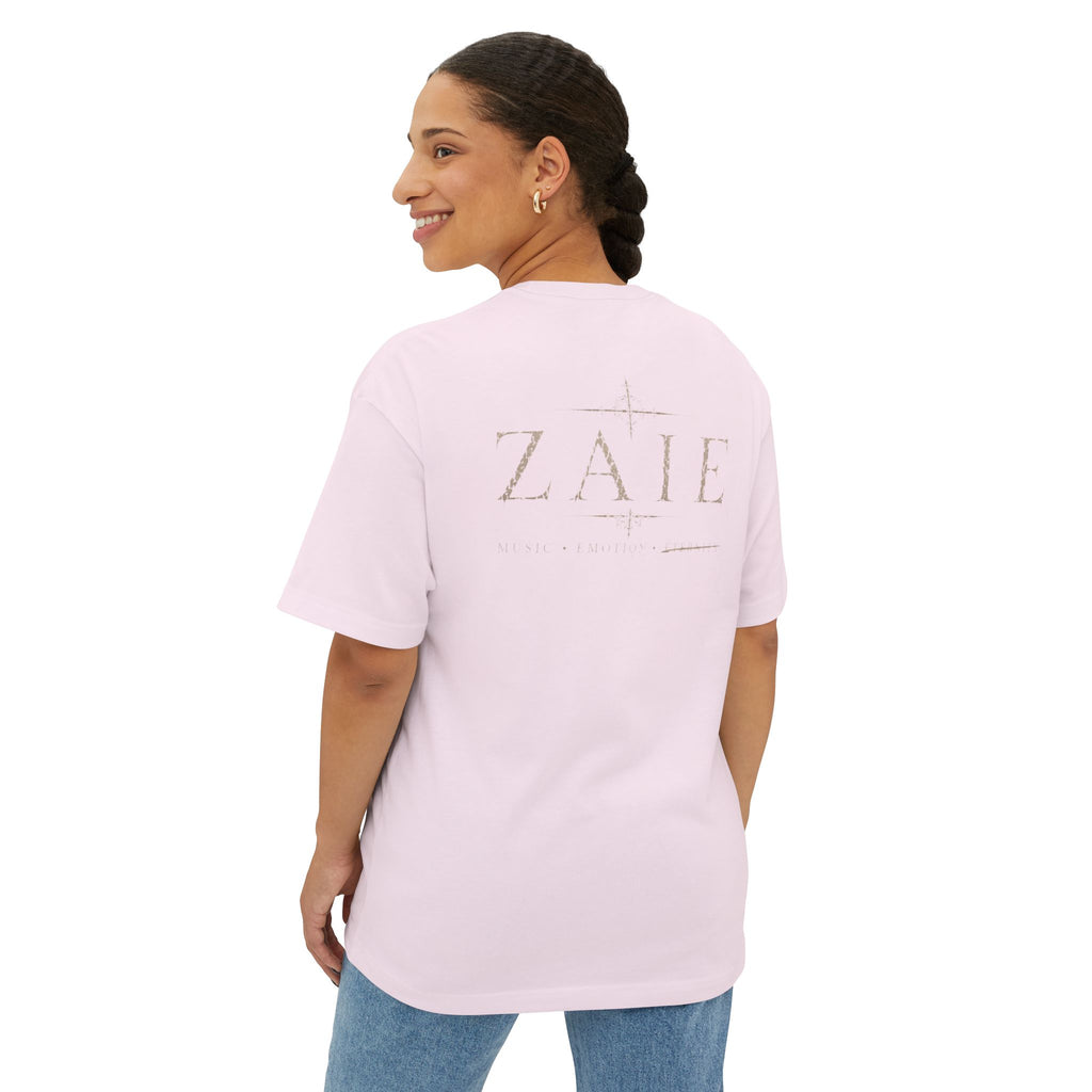ZAIE Artistic Photo Graphic Tee — Vintage Poem Design