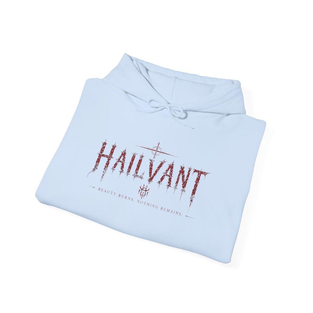 Hailvant Graphic Hoodie – Dark Gothic Band-Inspired Pullover