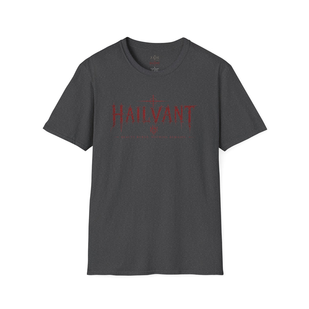 HailVant Graphic T-Shirt — Gothic Flame Backprint Tee