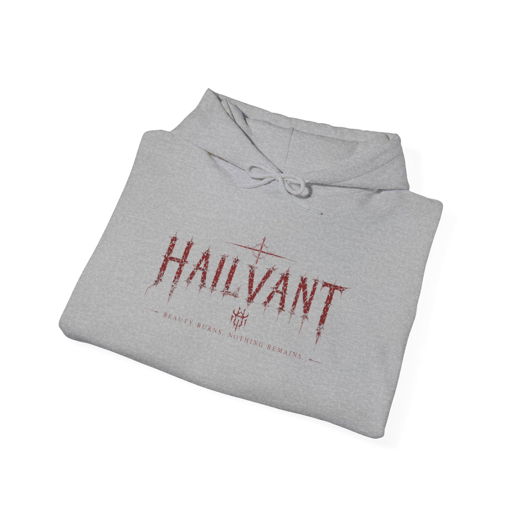 Hailvant Graphic Hoodie – Dark Gothic Band-Inspired Pullover