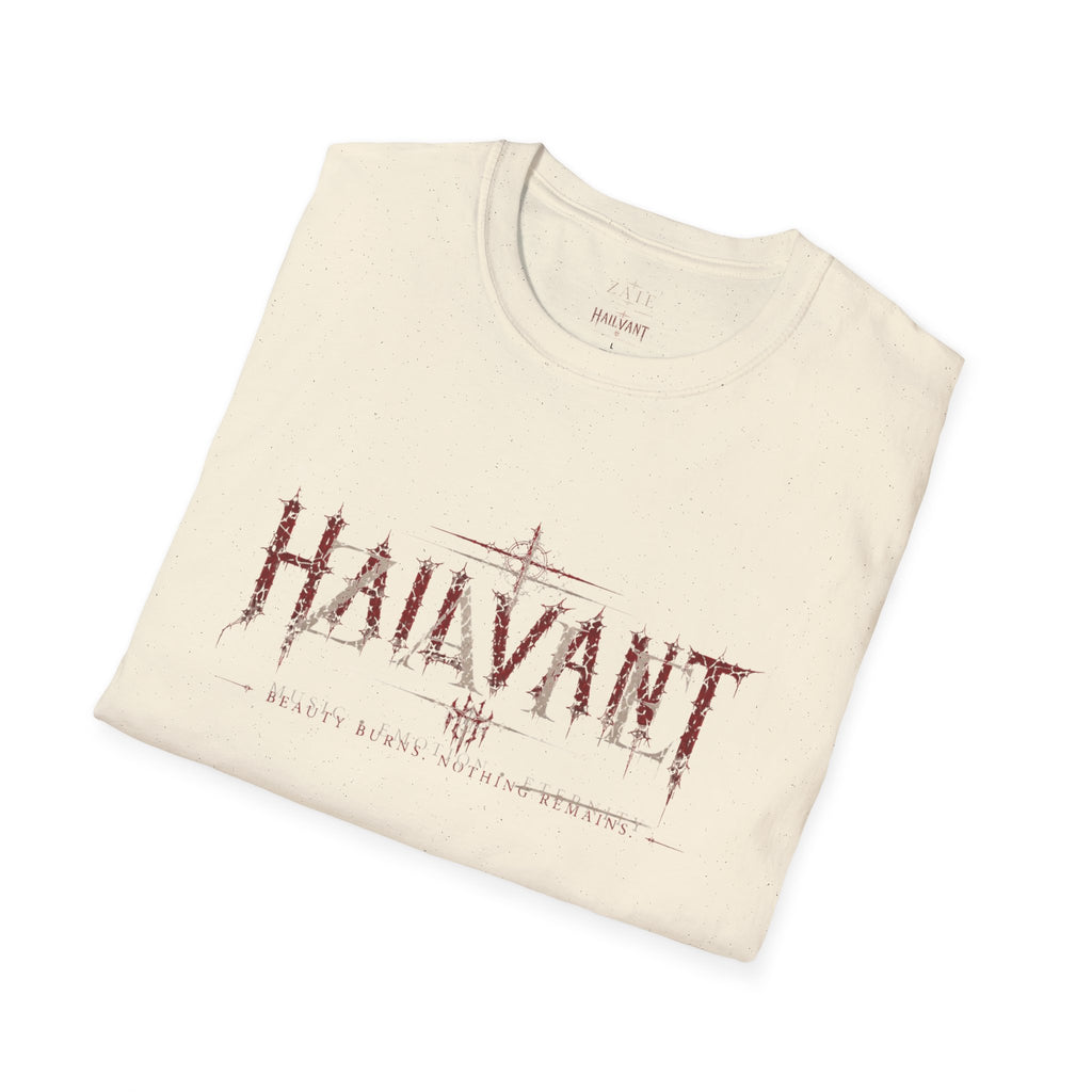 Zaie and Hailvant Band Tee — Vintage Gothic Logo Music T-Shirt