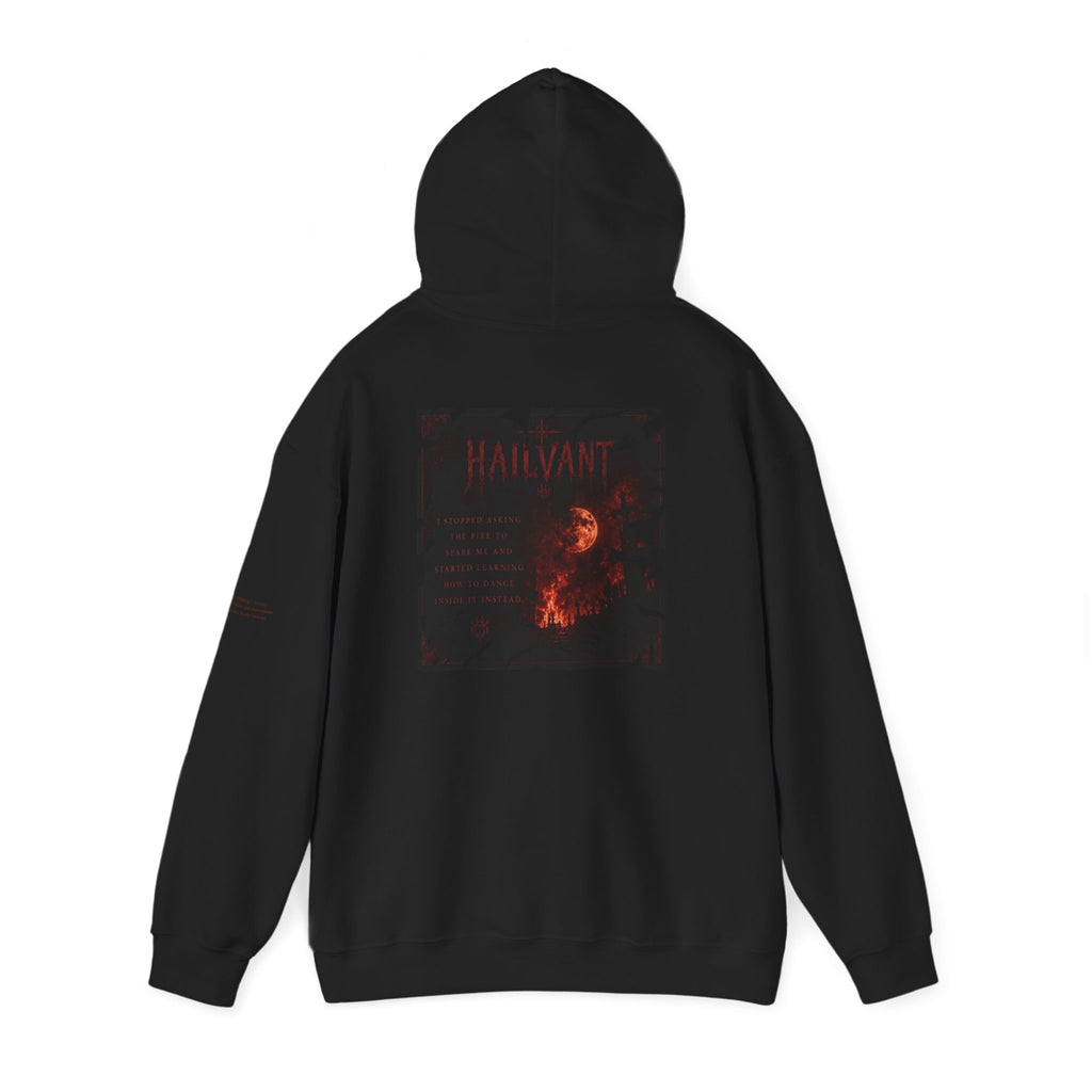 Hoodie — Hailvant Logo Graphic with Side Quote