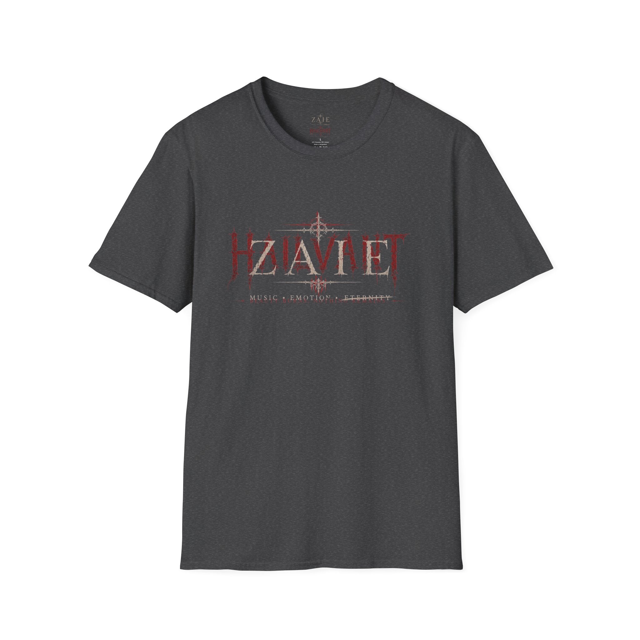 Zaie and Hailvant Band Tee — Vintage Gothic Logo Music T-Shirt