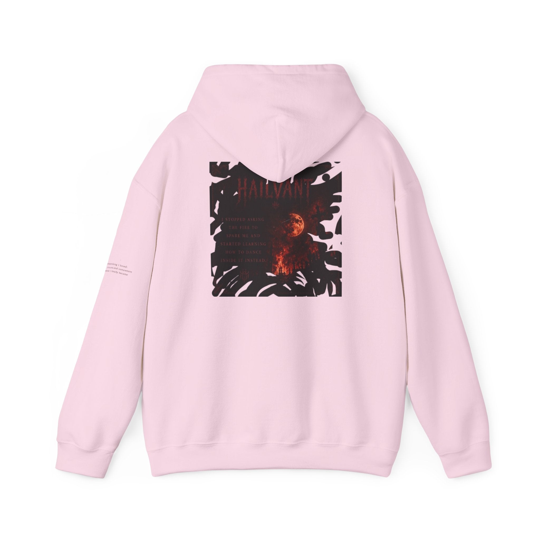 Hoodie — Hailvant Logo Graphic with Side Quote