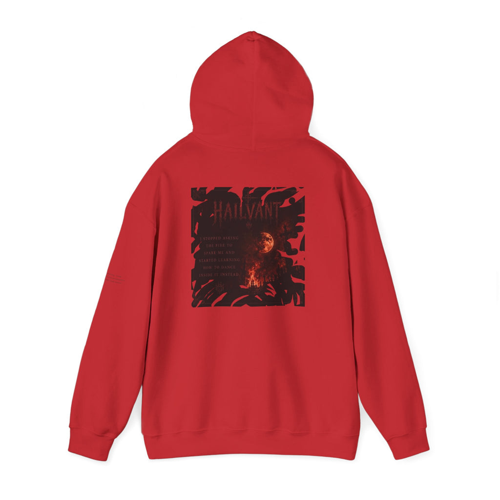 Hoodie — Hailvant Logo Graphic with Side Quote