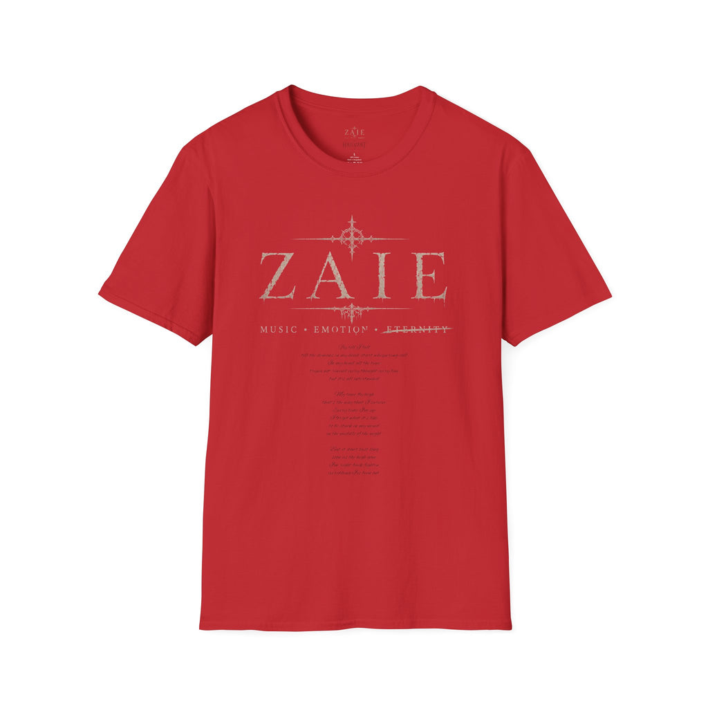 T-Shirt — Custom Memorial Photo Poem Back Print (Personalized Name & Verse)