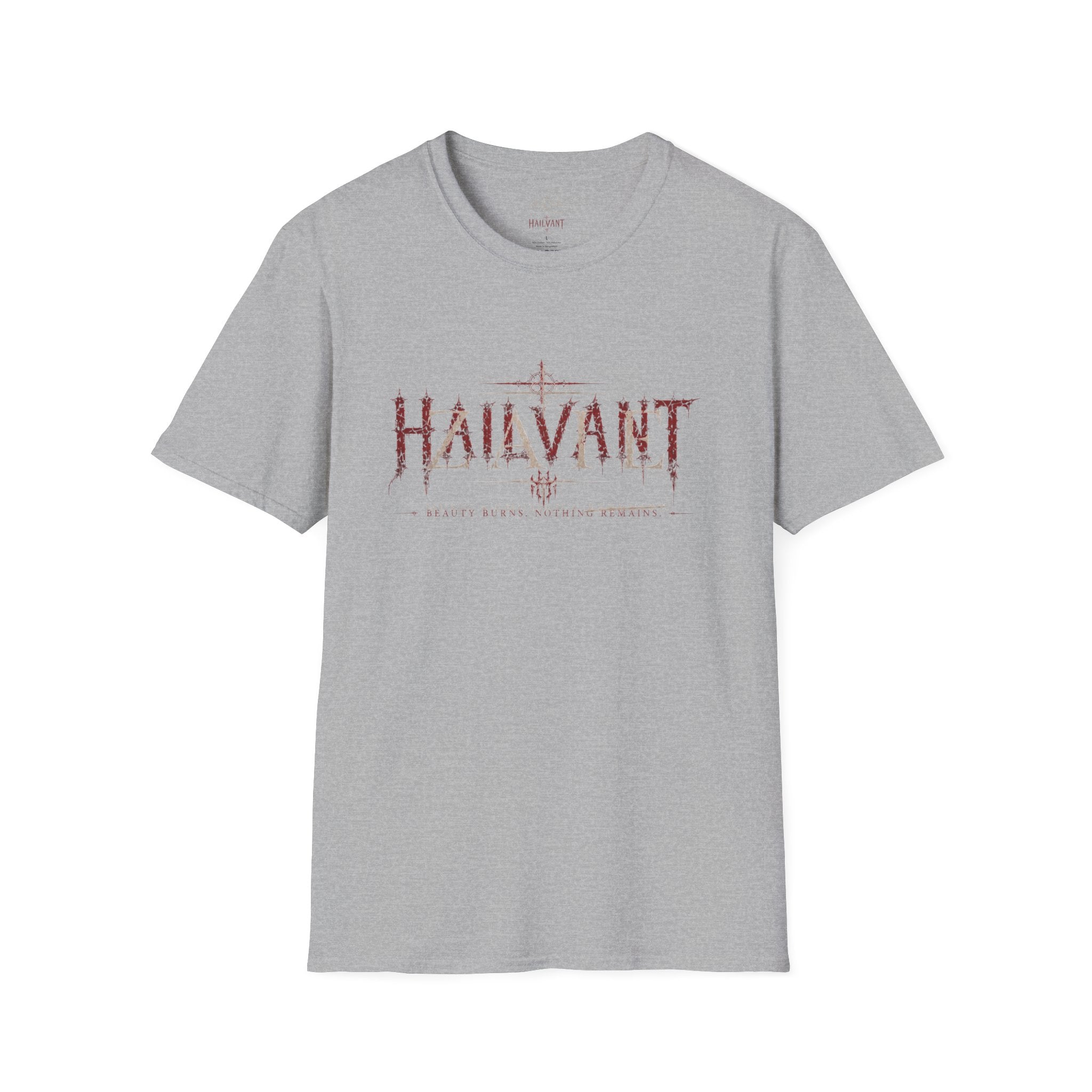 Zaie and Hailvant Band Tee — Vintage Gothic Logo Music T-Shirt