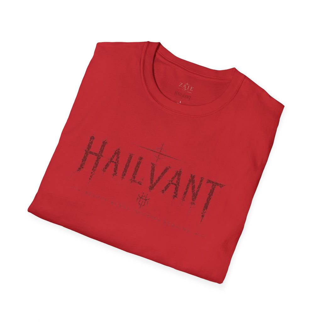 HailVant Graphic T-Shirt — Gothic Flame Backprint Tee