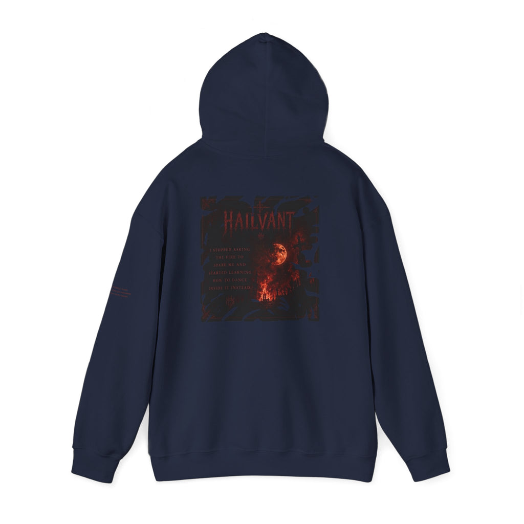 Hoodie — Hailvant Logo Graphic with Side Quote