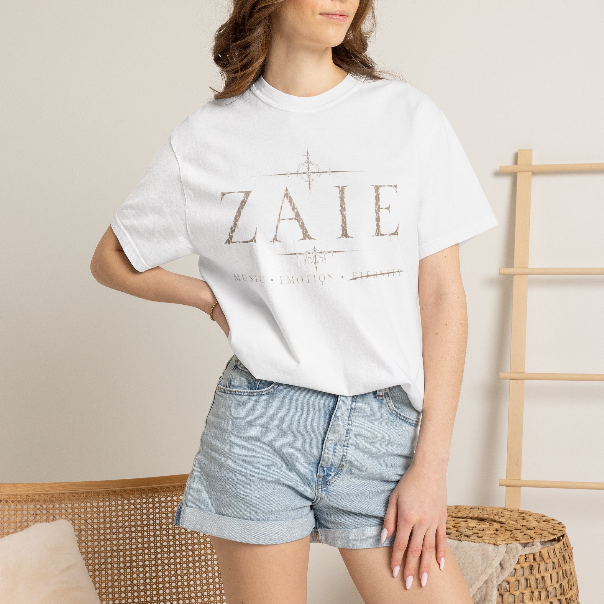 ZAIE Graphic T-Shirt — Lyric Art Band Tee