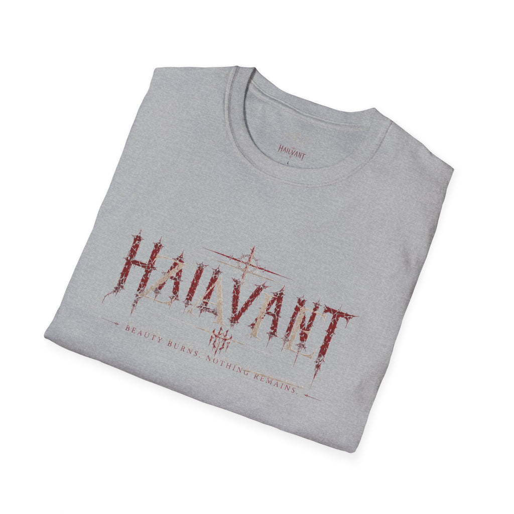 Zaie and Hailvant Band Tee — Vintage Gothic Logo Music T-Shirt