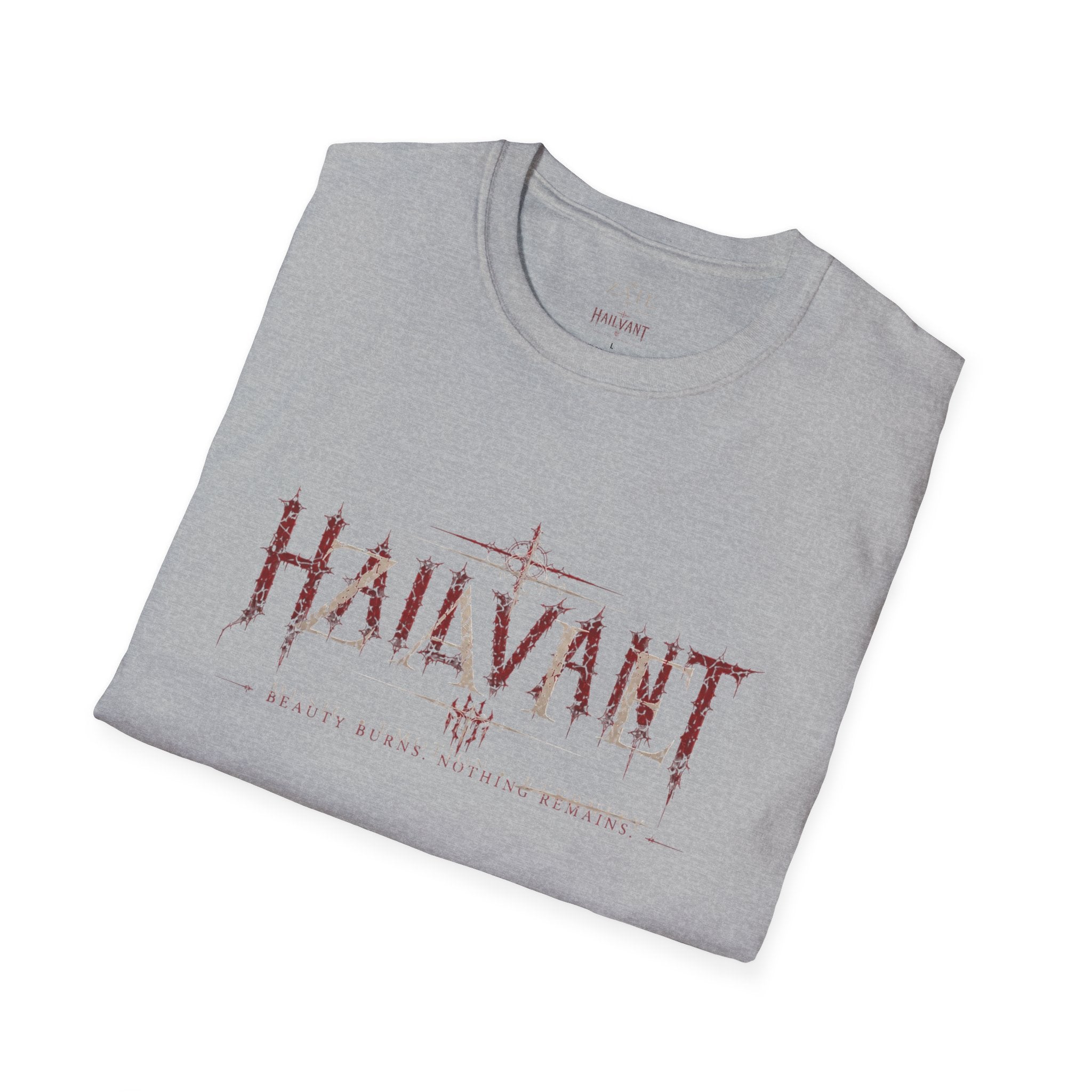 Zaie and Hailvant Band Tee — Vintage Gothic Logo Music T-Shirt