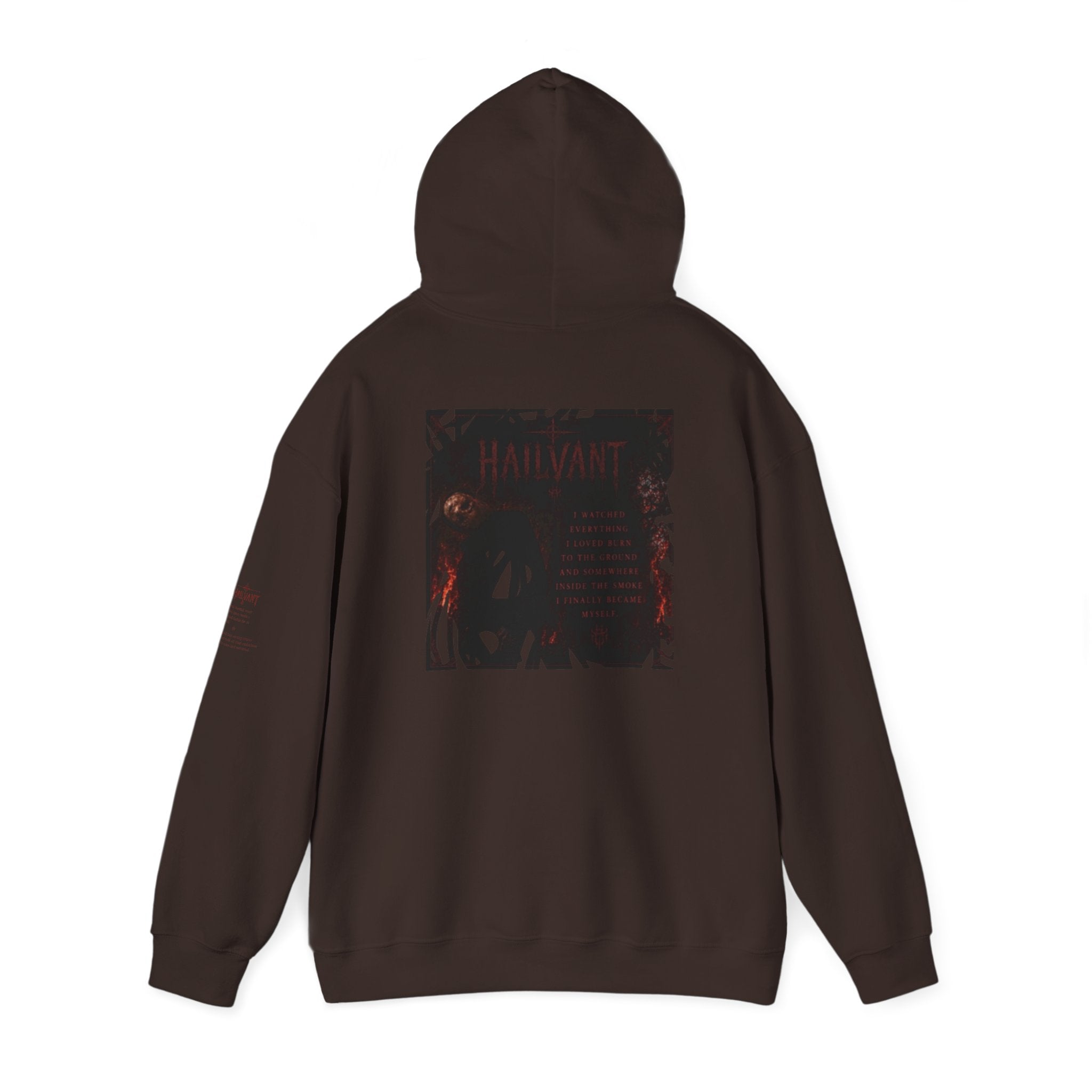 Hailvant Graphic Hoodie – Dark Gothic Band-Inspired Pullover