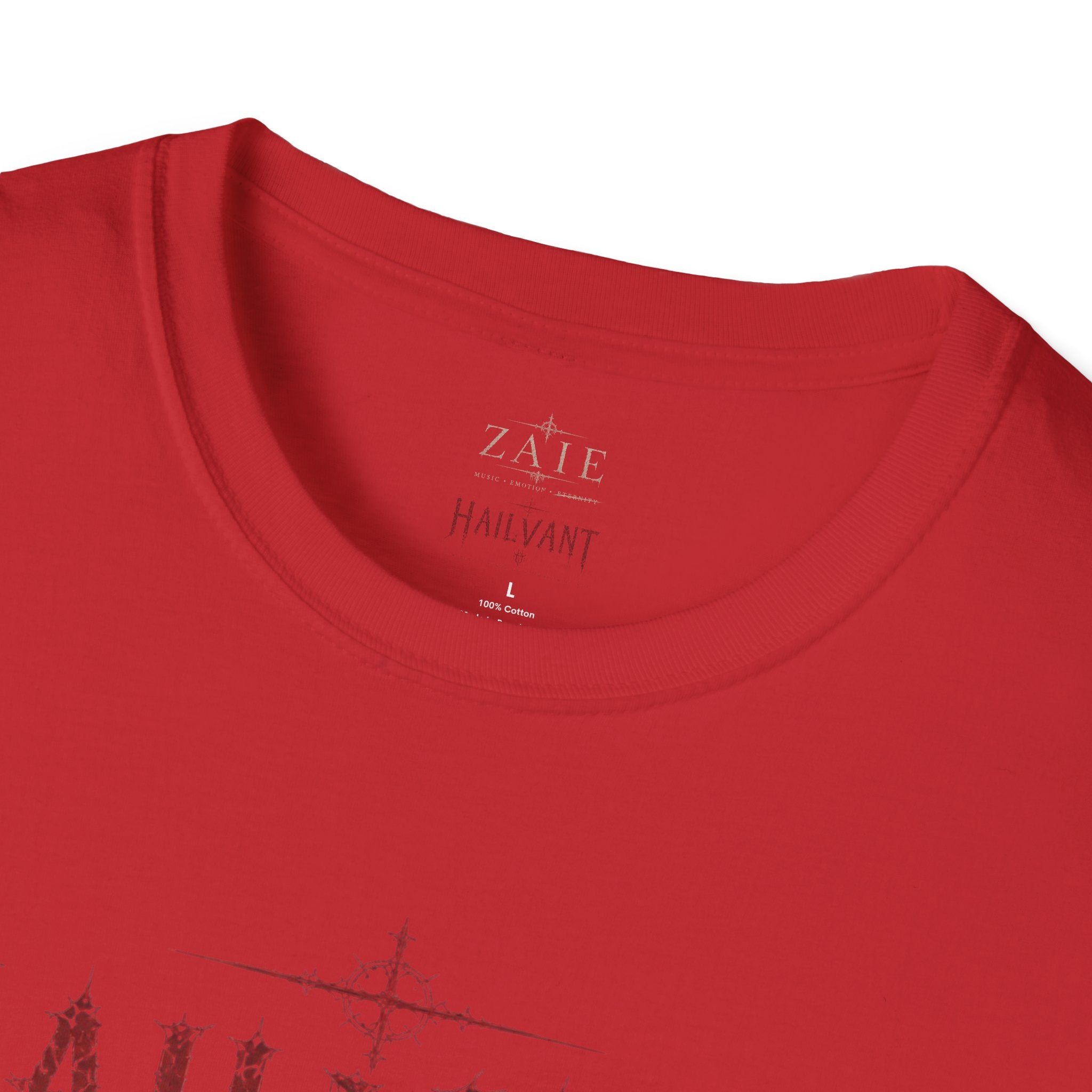 HailVant Graphic T-Shirt — Gothic Flame Backprint Tee