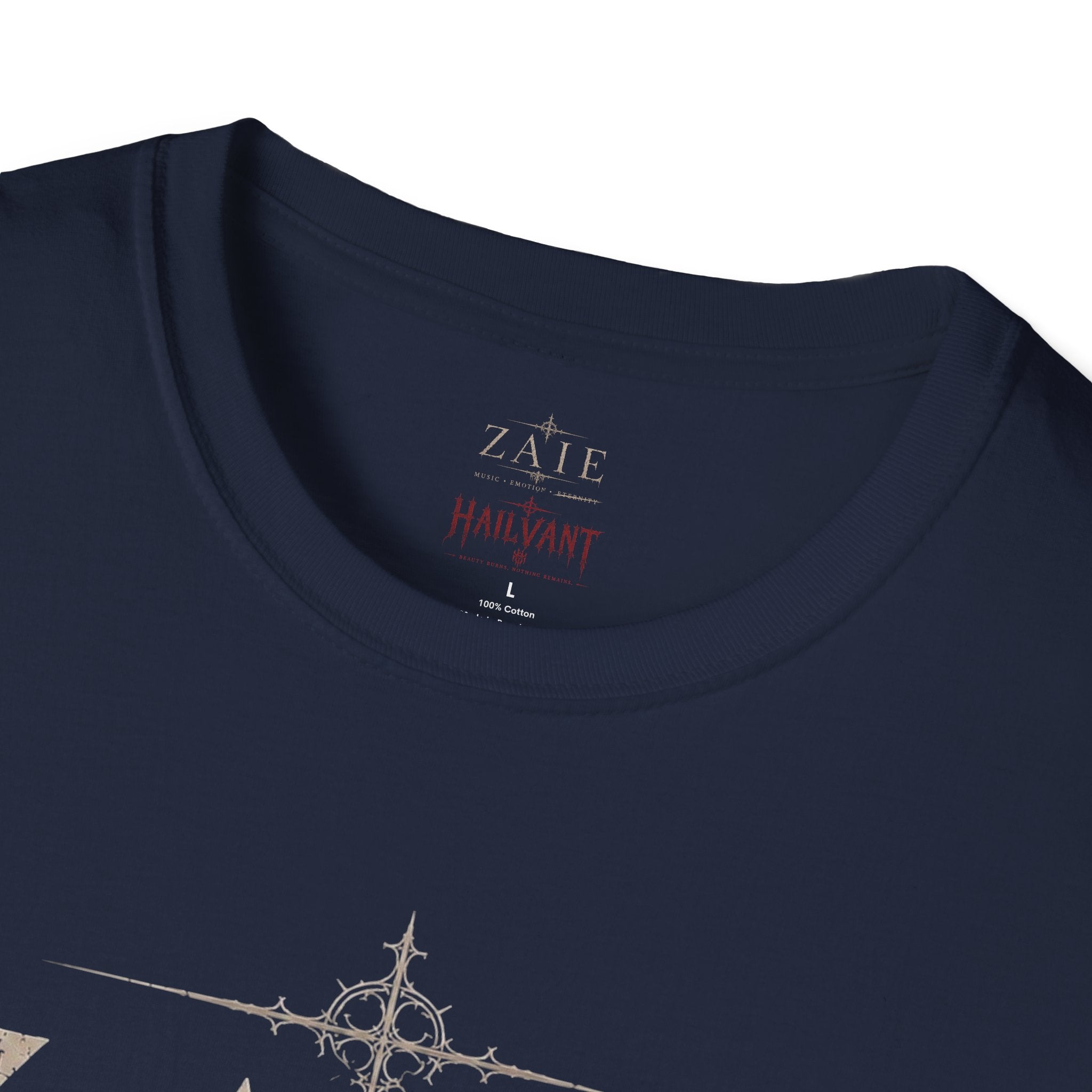 T-Shirt — Custom Memorial Photo Poem Back Print (Personalized Name & Verse)