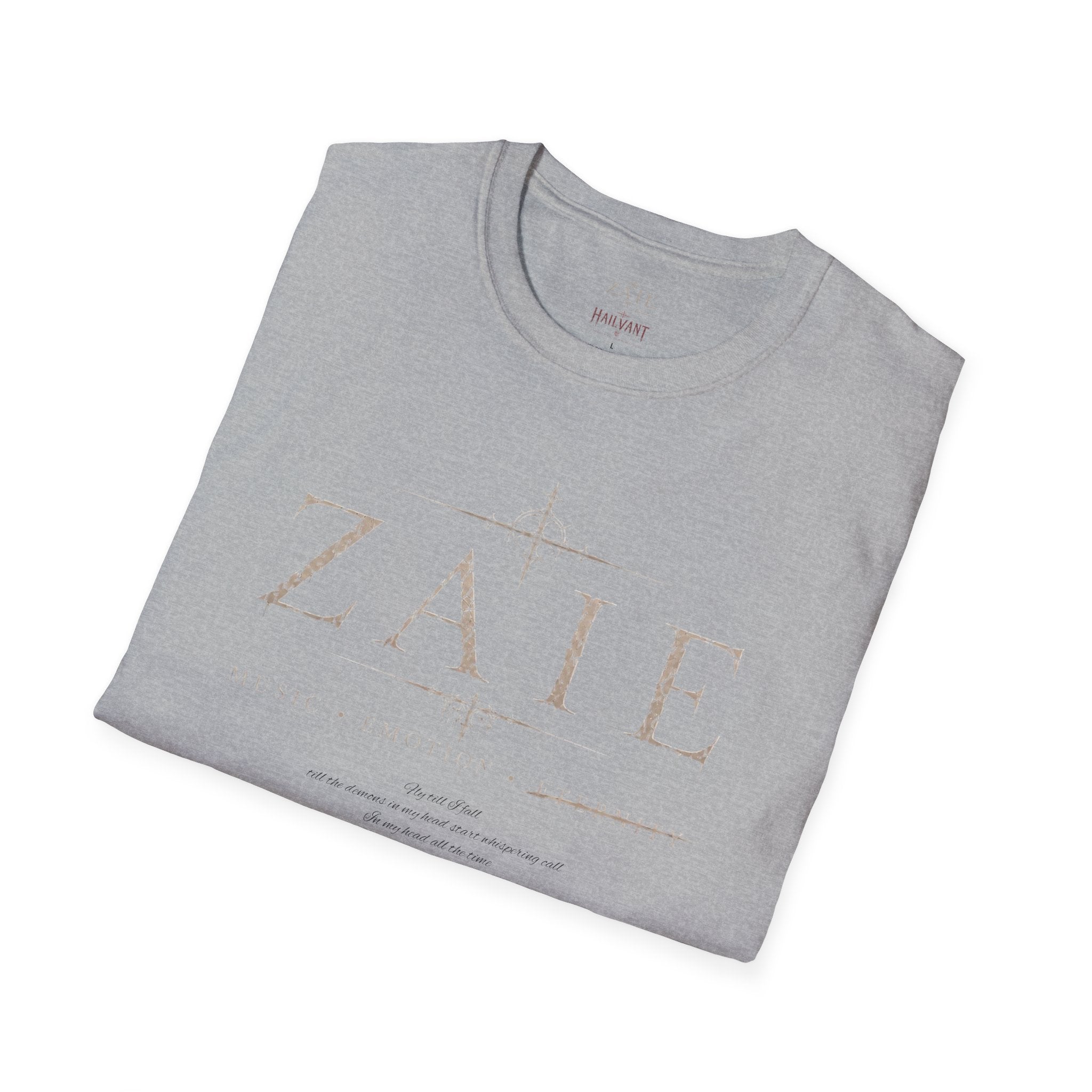 T-Shirt — Custom Memorial Photo Poem Back Print (Personalized Name & Verse)
