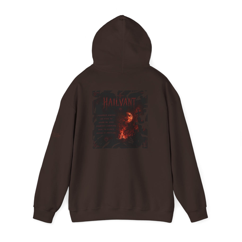 Hoodie — Hailvant Logo Graphic with Side Quote