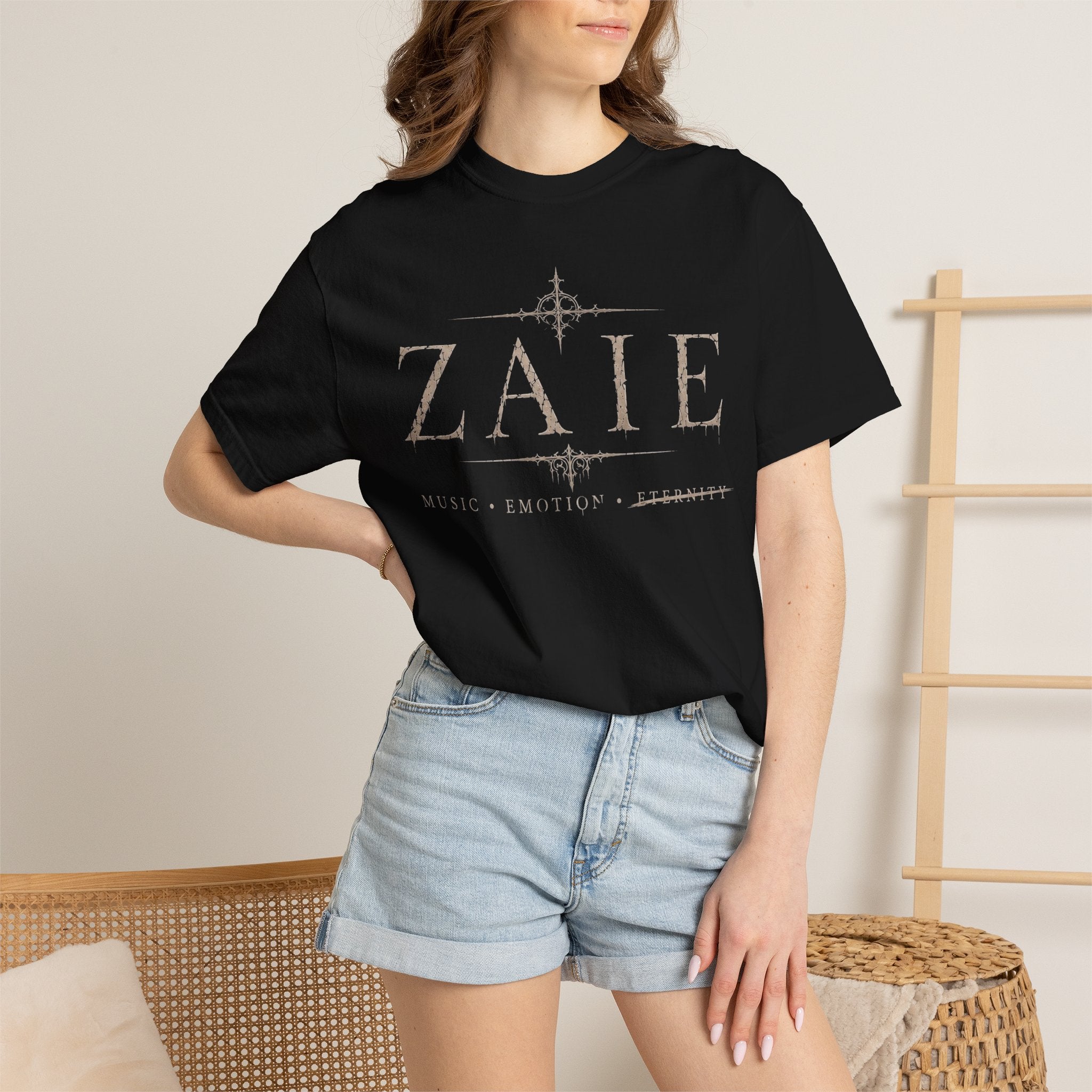 ZAIE Graphic T-Shirt — Lyric Art Band Tee