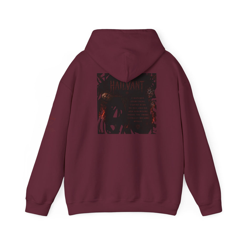 Hailvant Graphic Hoodie – Dark Gothic Band-Inspired Pullover