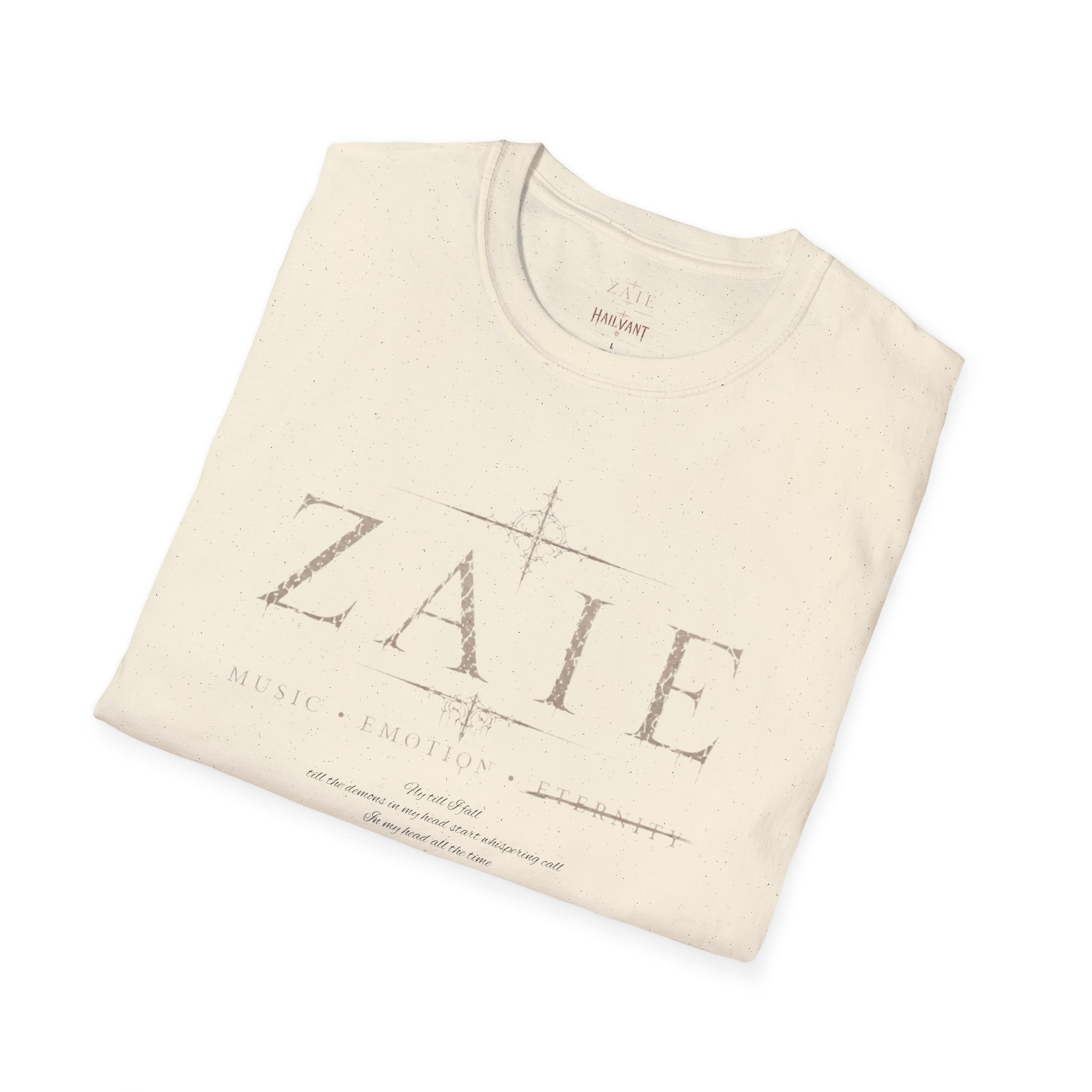 T-Shirt — Custom Memorial Photo Poem Back Print (Personalized Name & Verse)
